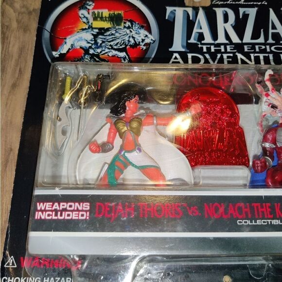 Trendmasters Tarzan The Epic Adventures Dejah Thoris vs. Nolach the Kaldane 1995 - Picture 3 of 7